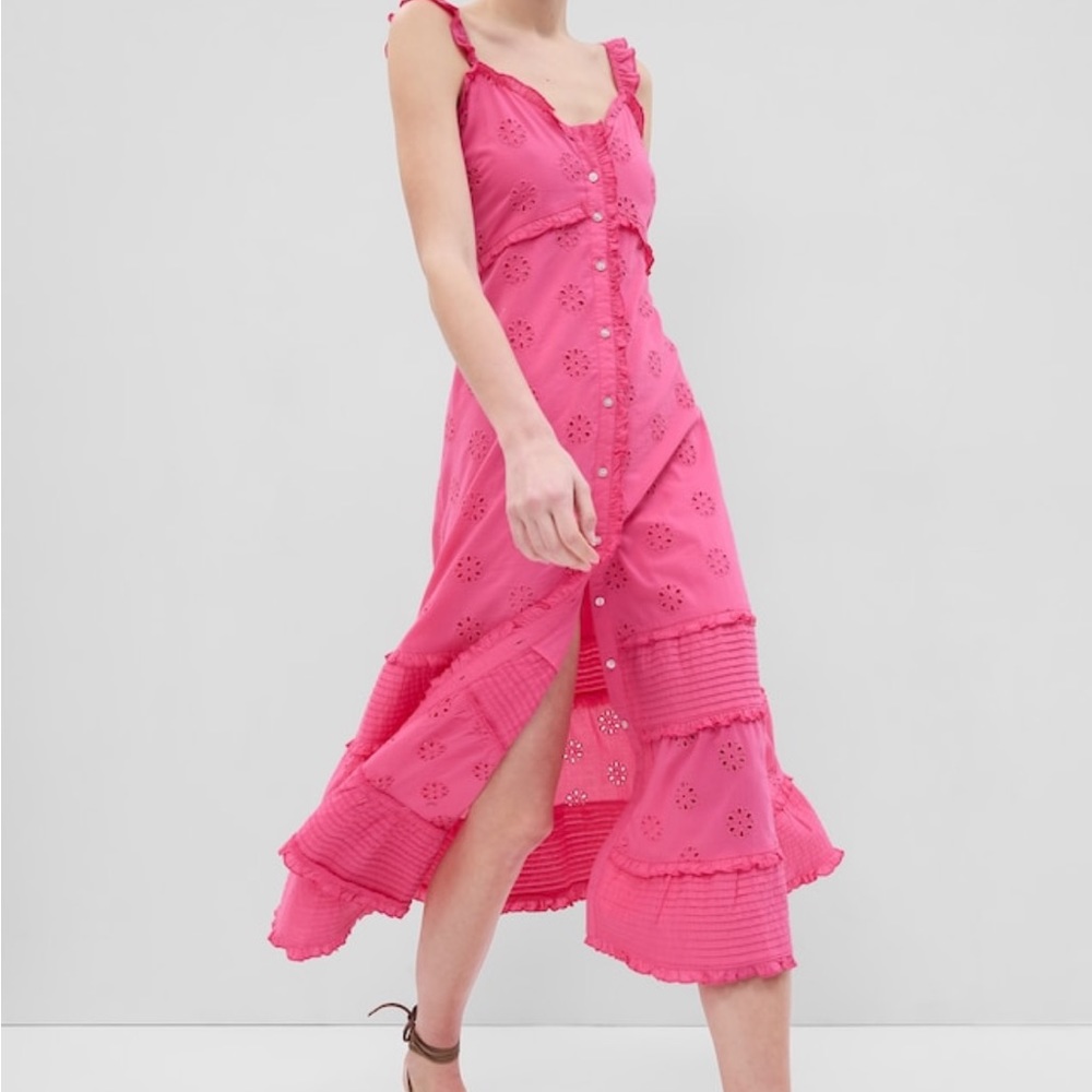 Gap eyelet maxi dress